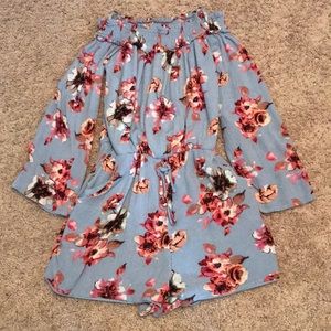 Off the shoulder romper